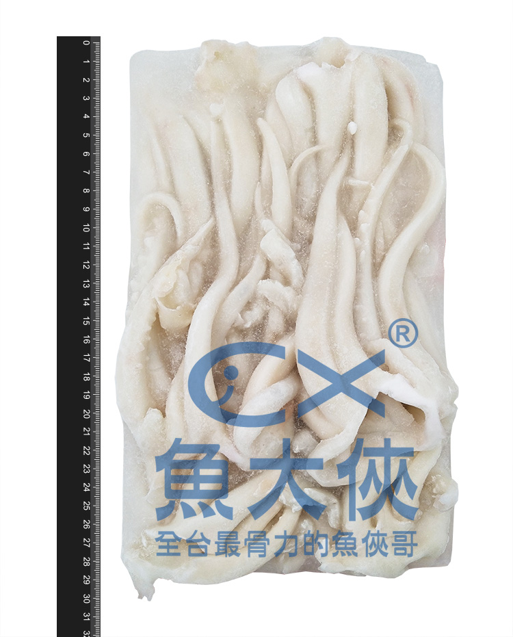 1H4A【魚大俠】SD046珍珍冷凍調味魷魚頭(1.4kg/包)#魷魚鬚