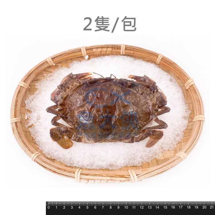 〖小包嘗鮮〗印尼大款軟殼蟹(2隻/實重約250g±5%/包)#小包裝-1F6A【魚大俠】SP026