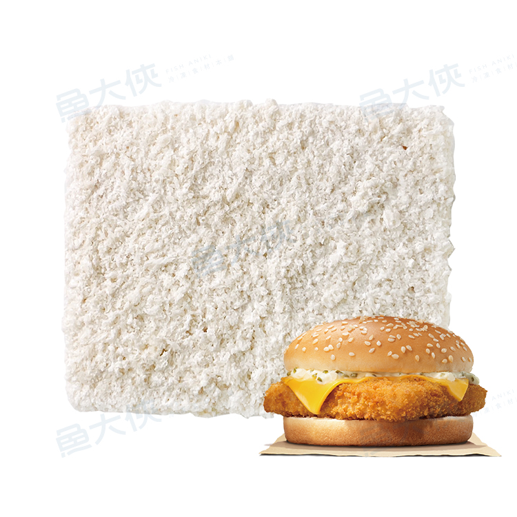 泰國-BK漢堡炸魚排(8片/500g±3%/包)#重組肉-1I6A【魚大俠】FH356