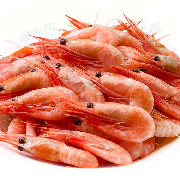 整盒-北極熟甜蝦(1kg/盒)#精裝小盒-1D4B【魚大俠】SP142