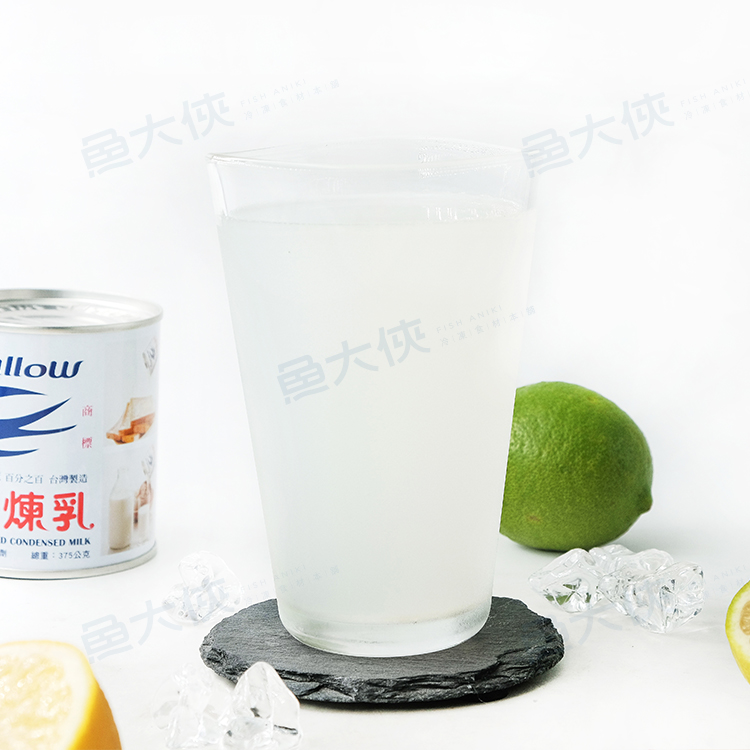 即飲-鮮榨煉乳檸檬汁/清涼檸檬奶(600ml/瓶)#奶素-1G6B【魚大俠】AR315