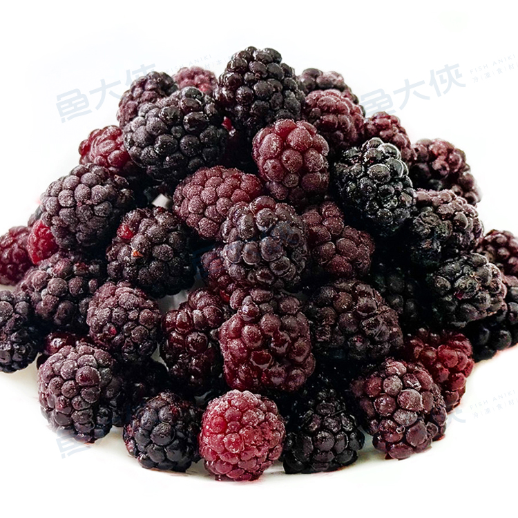 智利-冷凍黑莓鮮果/blackberry(300g/包)#冷凍水果-1J6A【魚大俠】AR332