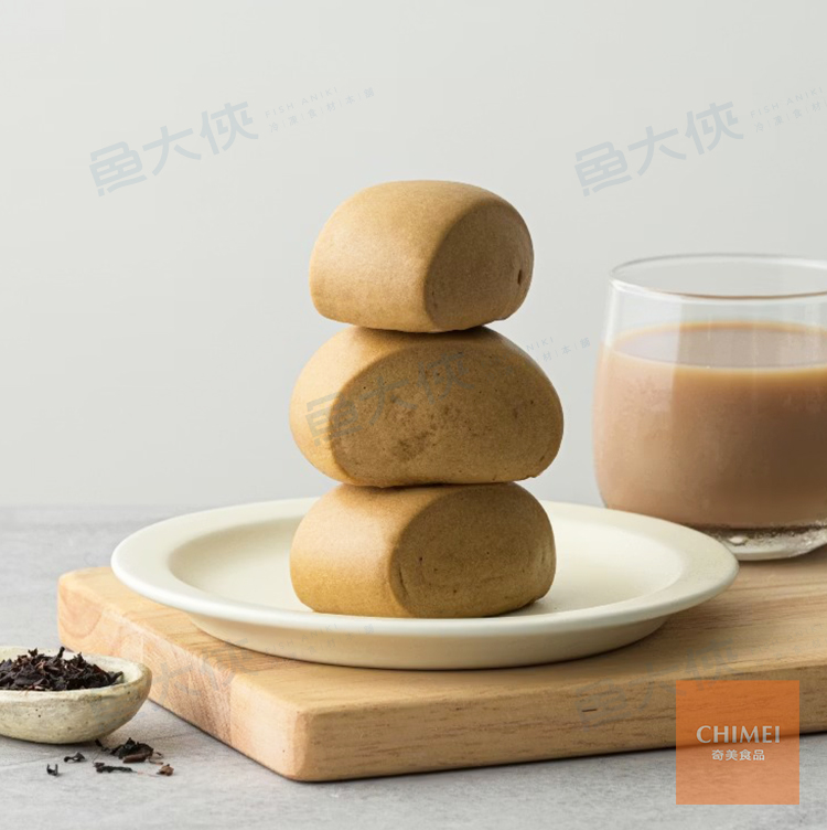 奇美食品-紅茶牛乳小饅頭(10顆/200g/包)#奶素-2B7A【魚大俠】FF1129