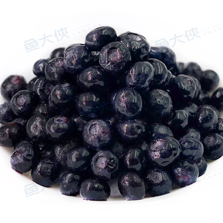 冷凍藍莓鮮果-進口大包裝(1kg/包)#冷凍水果-1G3B【魚大俠】AR345