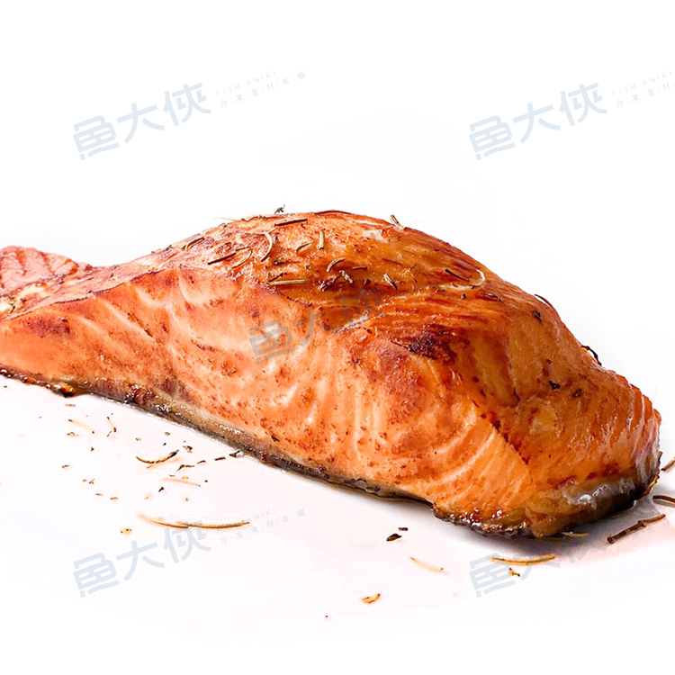 智利-鮭魚菲力清肉-小規格(100~150g/塊)#帶皮去刺-1A4B【魚大俠】FH416